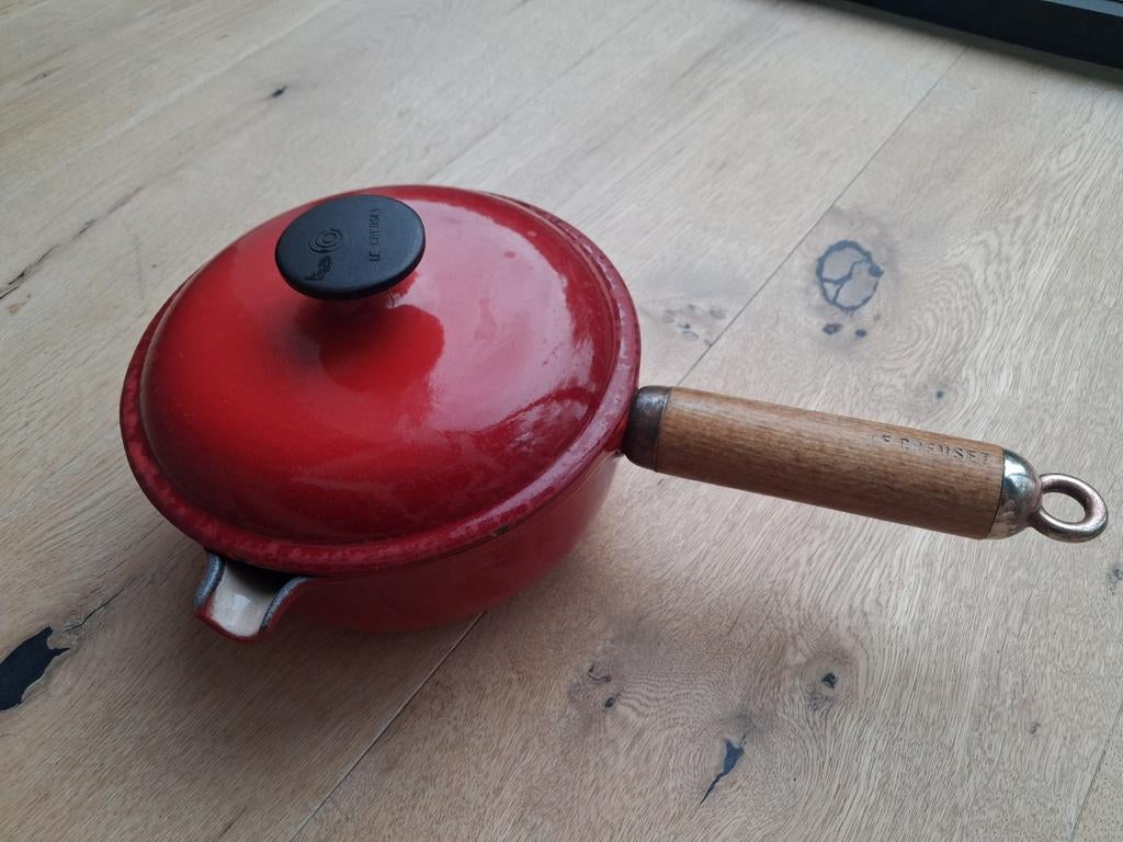 Le creuset steelpan n17 rood, Huis en Inrichting, Ophalen of Verzenden