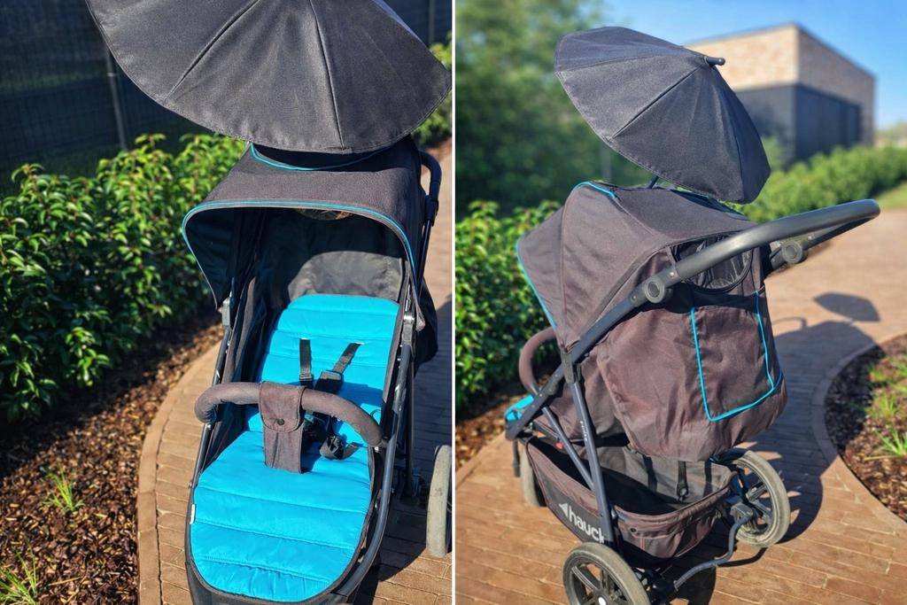 Buggy merk Hauck model Rapid 3 inclusief parasol, Ophalen, Verstelbare rugleuning