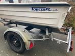 Polyester toerboot/visboot (eventueel met buitenboordmotor), Ophalen, Tot 10 pk, Zo goed als nieuw, 3 tot 6 meter