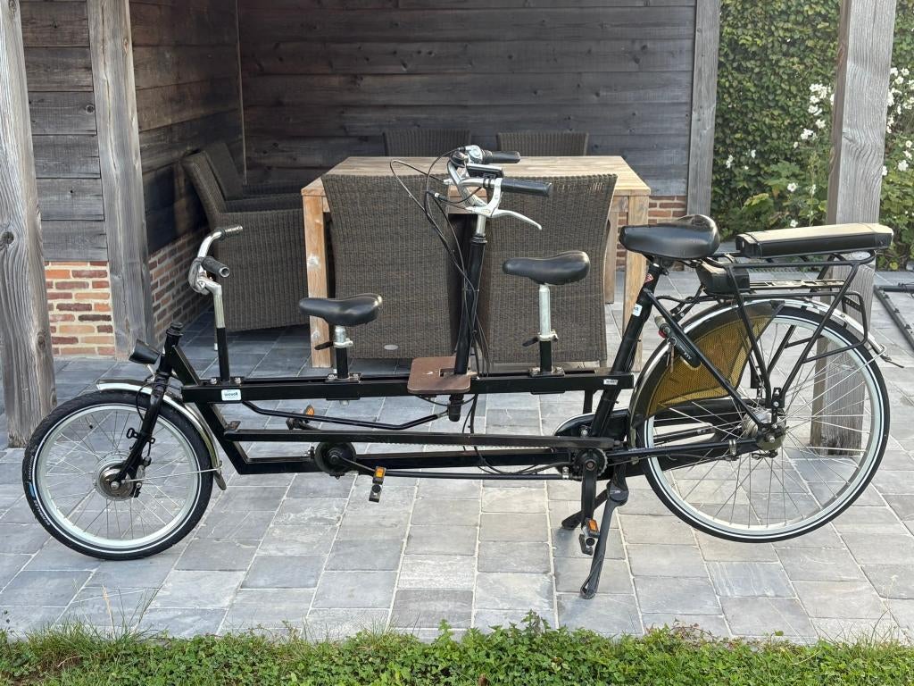 Tandem - Onderwaterfiets Ouder + 2 kinderen + bagage, Fietsen en Brommers, Ophalen, Gebruikt, Minder dan 10 versnellingen, Onderwater