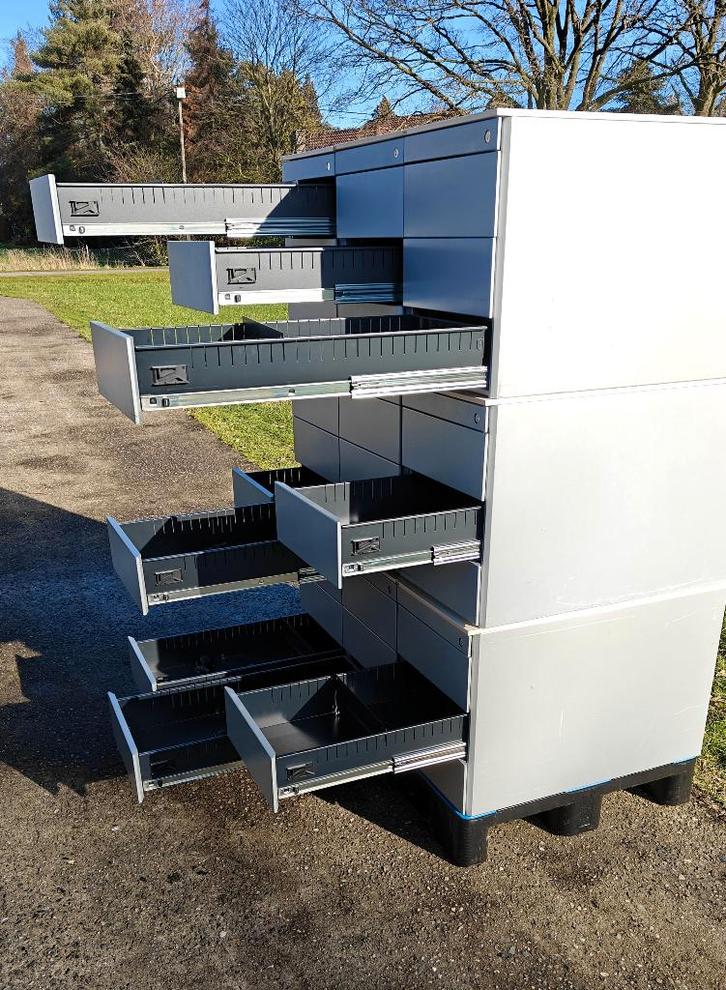 9 stalen ladeblokken voor bv werkbank, opslag, gereedschap, Maison & Meubles, Armoires | Armoires à porte coulissante & Armoires à archives