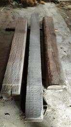 Massieve eiken balken, Ophalen, Gebruikt, Hardhout, 180 tot 250 cm