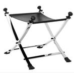 Eichholtz stoel bankje HOCKER modern Romeins design, Ophalen of Verzenden, Zo goed als nieuw, Leer, 50 tot 75 cm