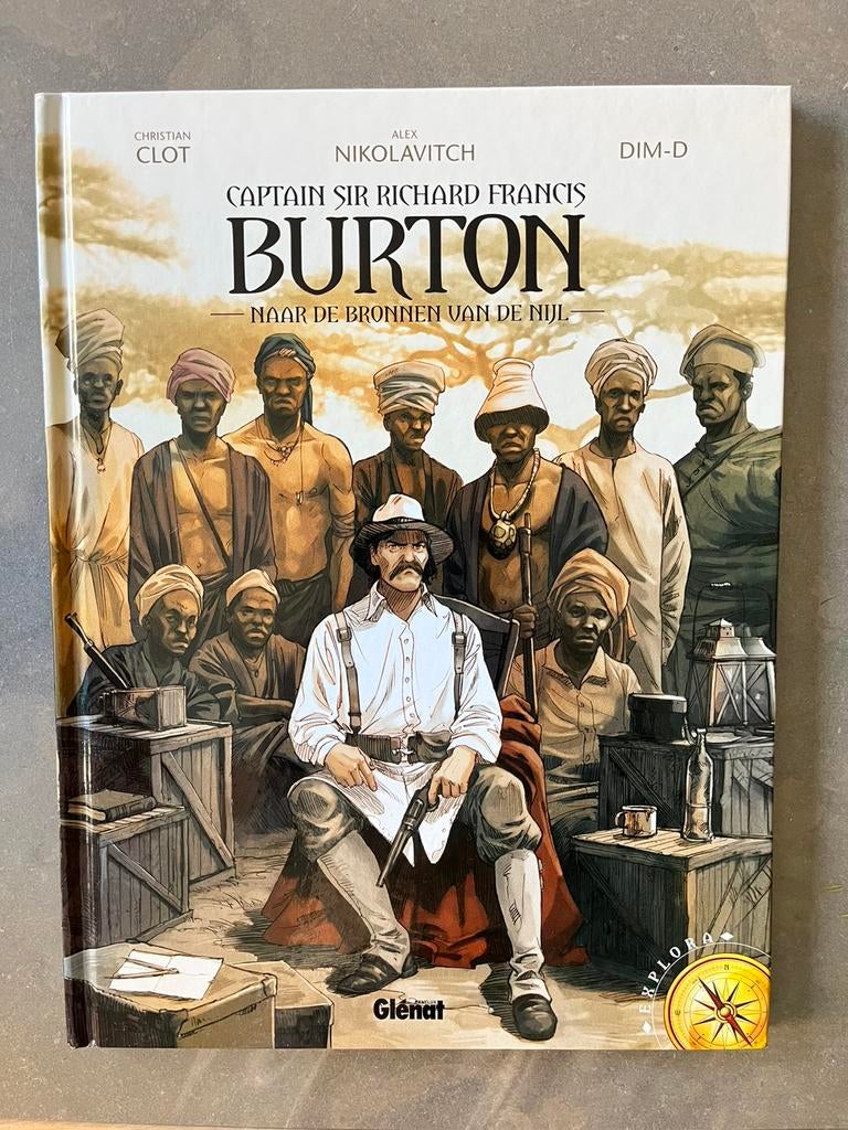 Hardcover strip Naar de bronnen van de Nijl, Eén stripboek, Ophalen of Verzenden, Zo goed als nieuw, Glénat