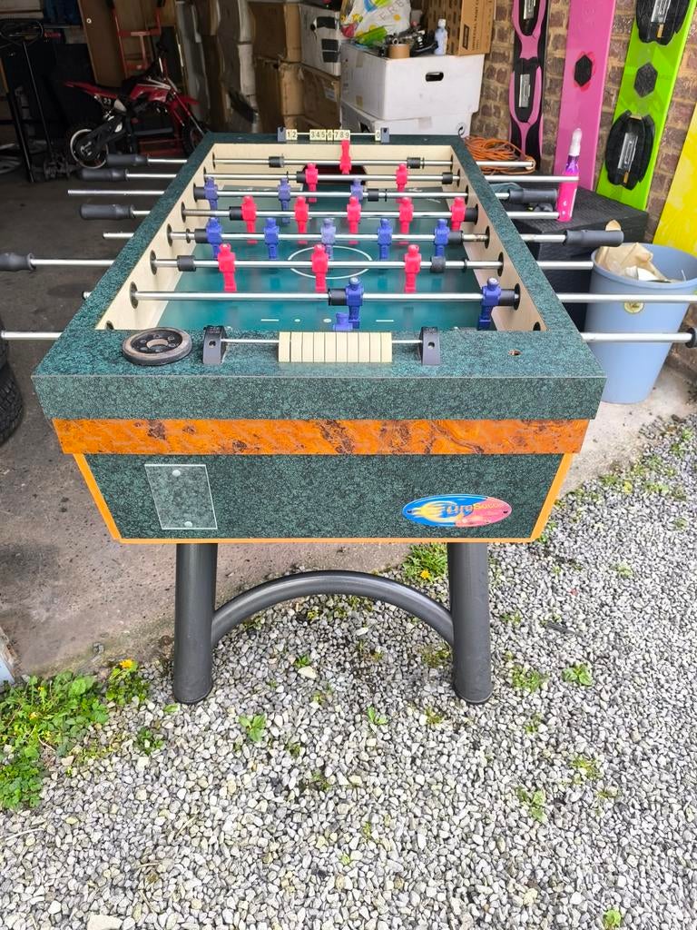 Kicker, babyfoot,table de football Jupiter compétition euros, Enlèvement