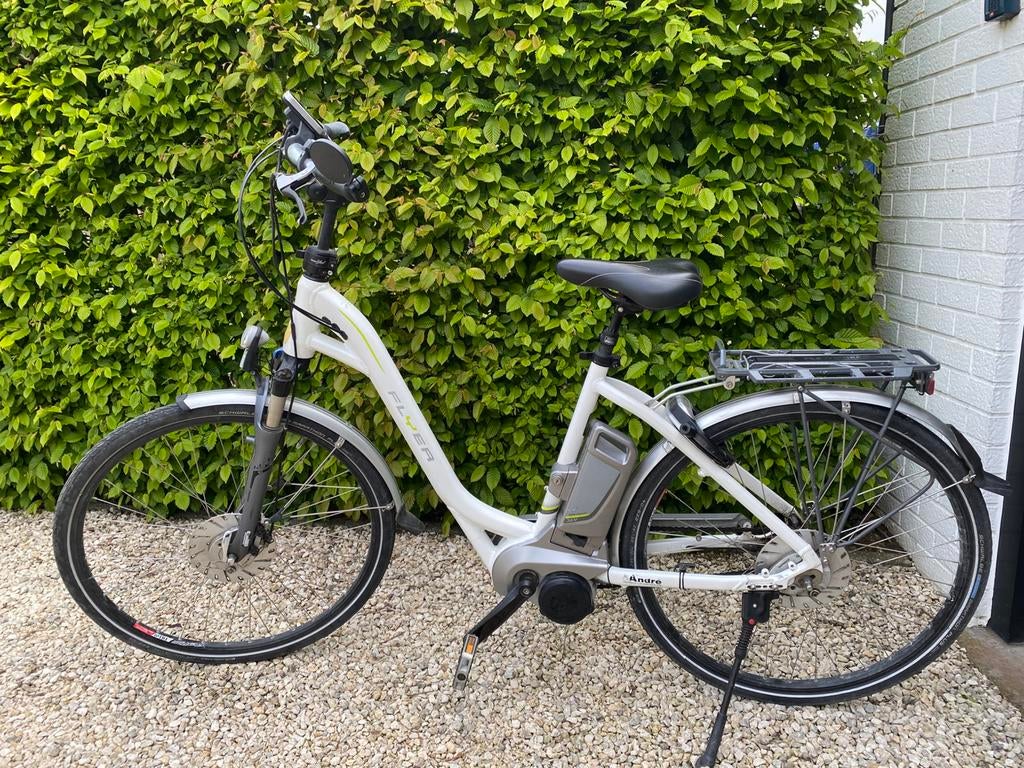 Elektrische damesfiets Flyer te koop, Ophalen, Gebruikt, 50 km per accu of meer, Overige merken