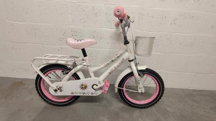 Kinderfiets 14 inch, Fietsen en Brommers, Fietsen | Kinderfietsjes, Gebruikt, Minder dan 16 inch, Zijwieltjes, Ophalen