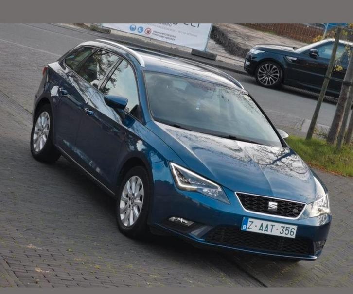 Seat leon 1.6tdi met automaat 1ste eig, Auto's, Seat, Particulier, Te koop, Leon, ABS, Bluetooth, Radio, Diesel, Euro 5, Break