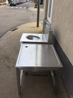 Evier + table inox  pour Laboratoire + chariot de nettoyage, Enlèvement