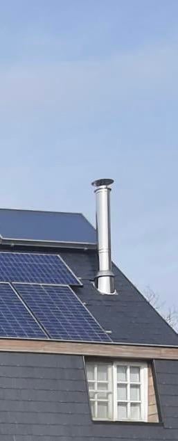 Dubbelwandige kachelpijp voor houtkachel NIEUW, Ophalen, Nieuw, Hout, Houtkachel