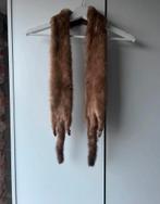 Vintage bruine bontkraag/pelsstola, Ophalen, Zo goed als nieuw