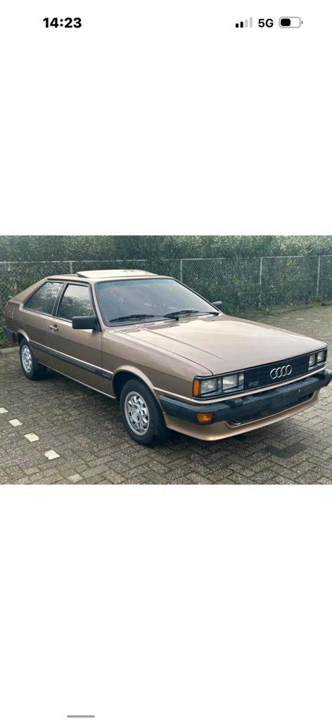 Audi coupe gt gold editie 5cil  originele staat, Auto's, Oldtimers, Bedrijf, Audi, Ophalen of Verzenden