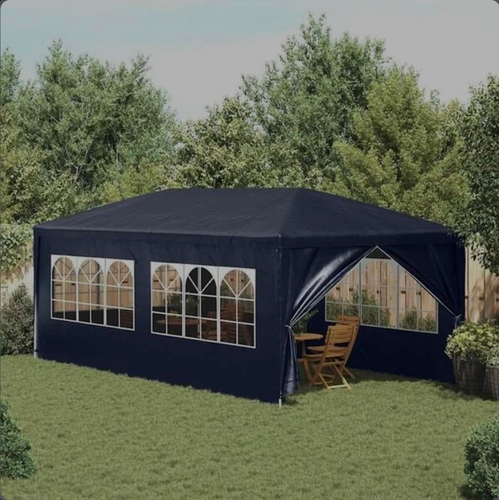 Partytent 3x6m kleur blauw, Tuin en Terras, Partytenten, Ophalen, Partytent