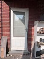 Achterdeur meranti hout dubbel glas 210,5x96 cm, Doe-het-zelf en Bouw, Ophalen, Gebruikt, 80 tot 100 cm, Buitendeur