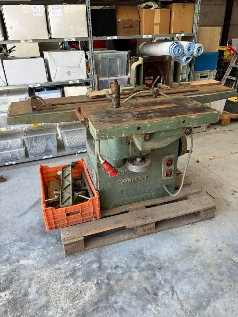 Zware houtbewerkings combiné – klassieke Belgische machine, Ophalen, Gebruikt