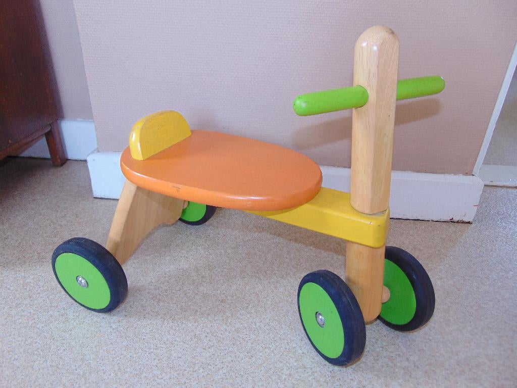 Loopfiets in hout, Enfants & Bébés, Jouets | Extérieur | Véhicules & Draisiennes, Enlèvement, Utilisé, Vélo d'équilibre