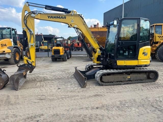 mini-pelle Yanmar SV60 (2 219 heures), Articles professionnels, Machines & Construction | Grues & Excavatrices, Enlèvement, Excavatrice
