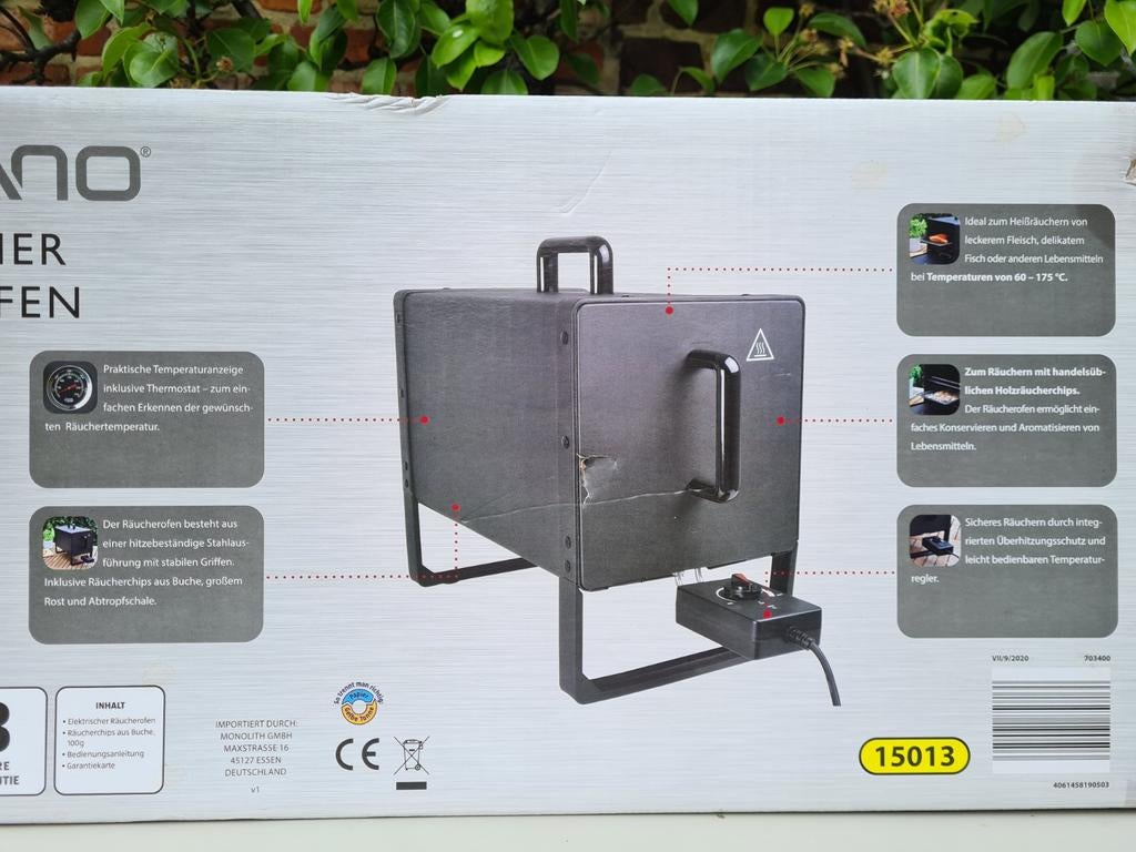 Rookoven elektrisch, Tuin en Terras, Elektrische barbecues, Ophalen