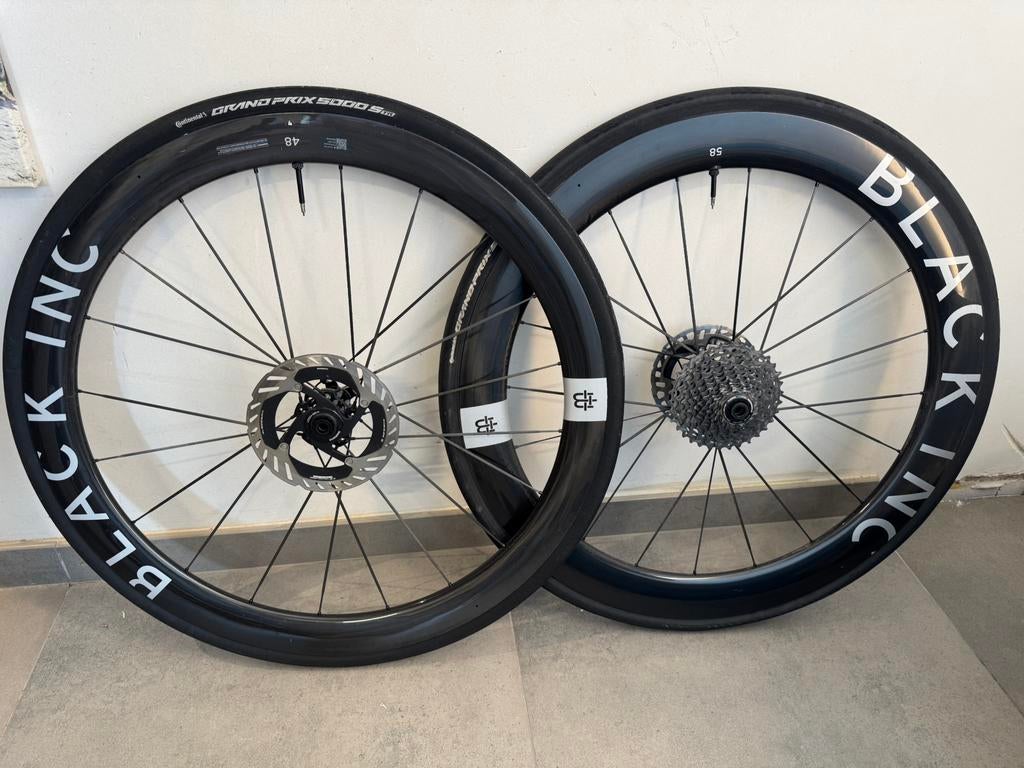 Black Inc carbon wielset 48/48 – topstaat 🔥, Vélos & Vélomoteurs, Vélos Pièces, Utilisé, Roue, Carbone, Racefiets, Enlèvement