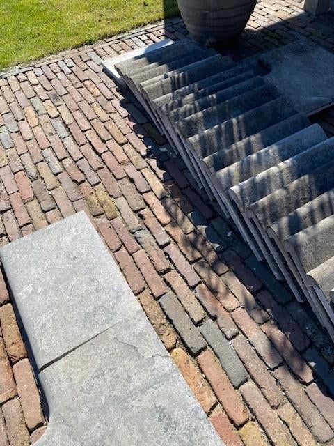 zwembadboordstenen vijverboorden, Ophalen, Zo goed als nieuw