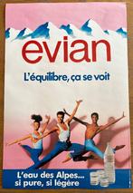 Affiche publicitaire Evian, Collections, Enlèvement, Utilisé, A1 jusqu'à A3, Publicité