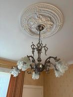 Prachtige Vintage Kroonluchter, Huis en Inrichting, Lampen | Kroonluchters, Ophalen, Zo goed als nieuw, Glas