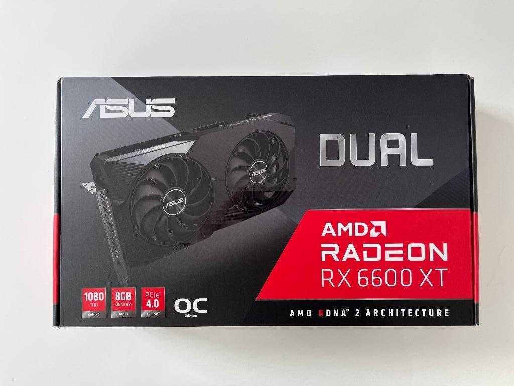 ASUS RADEON RX6600 XT DUAL, Computers en Software, Videokaarten, Ophalen, Gebruikt, AMD, GDDR6