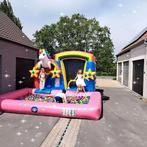 Springkasteel met ballenbad en zwembad, Ophalen of Verzenden, Zo goed als nieuw