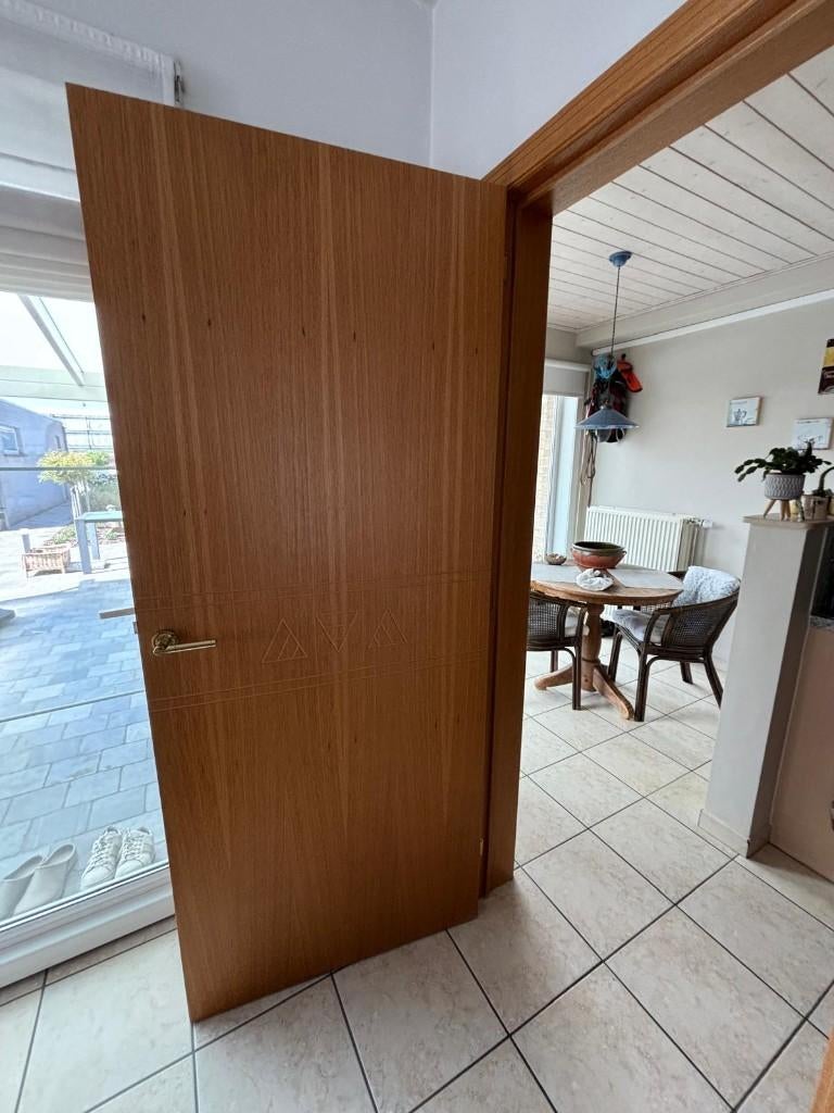 Eiken binnendeur, Ophalen, Gebruikt, 80 tot 100 cm, Binnendeur