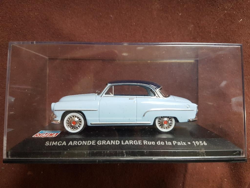 Simca aronde Grand large rue de la paix 1954, Hobby & Loisirs créatifs, Voitures miniatures | Échelles Autre, Neuf, Voiture, Enlèvement ou Envoi