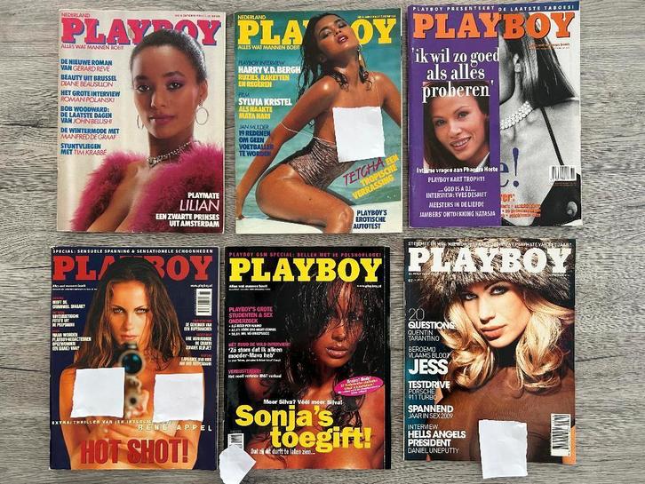 6 Playboy Magazines, Verzamelen, Tijdschriften, Kranten en Knipsels, Tijdschrift, 1980 tot heden, Ophalen of Verzenden