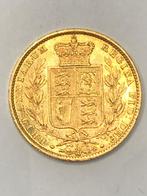 Munt goud sovereign shield Victoria 1871 kwaliteit !!, Ophalen of Verzenden, Overige landen, Losse munt, Goud