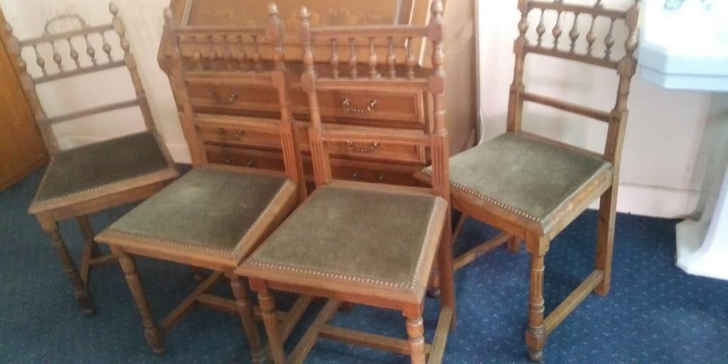 Quatre chaises à vendre, Maison & Meubles, Chaises, Enlèvement, Quatre