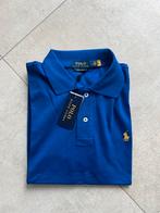 Ralph Lauren poloshirt maat L blauw/Geel logo, Verzenden, Nieuw, Maat 52/54 (L), Blauw