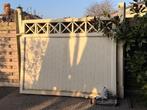 Elektronische poort 2.47m breed, Ophalen, Gebruikt, IJzer, Tuinhek