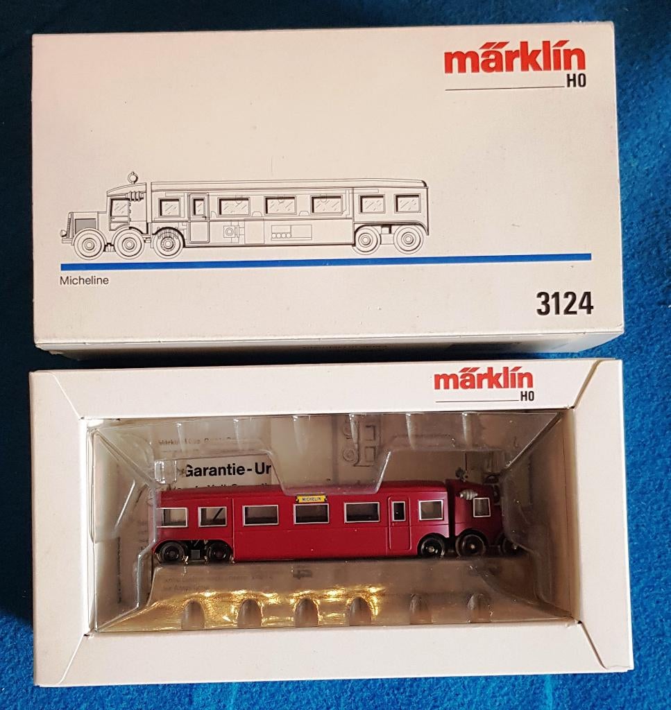 Märklin #3124 H0 Railbus « Micheline » par la SNCF, Neuf, Courant alternatif, Locomotive, Märklin