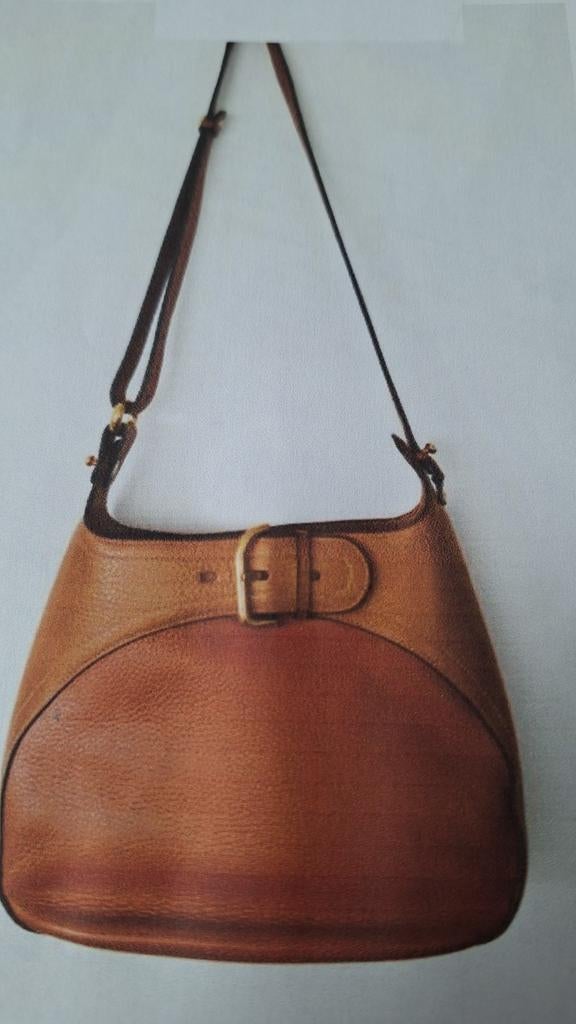 Delvaux Two Tone Sovereign tas., Ophalen of Verzenden, Gebruikt, Bruin, Schoudertasje