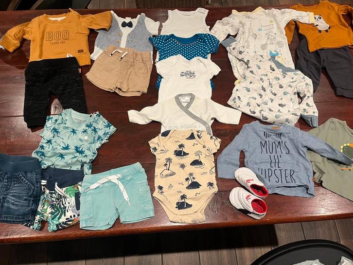 Kleding pakket maat 56, Enfants & Bébés, Vêtements de bébé | Packs de vêtements pour bébés, Comme neuf, Taille 50, Enlèvement ou Envoi