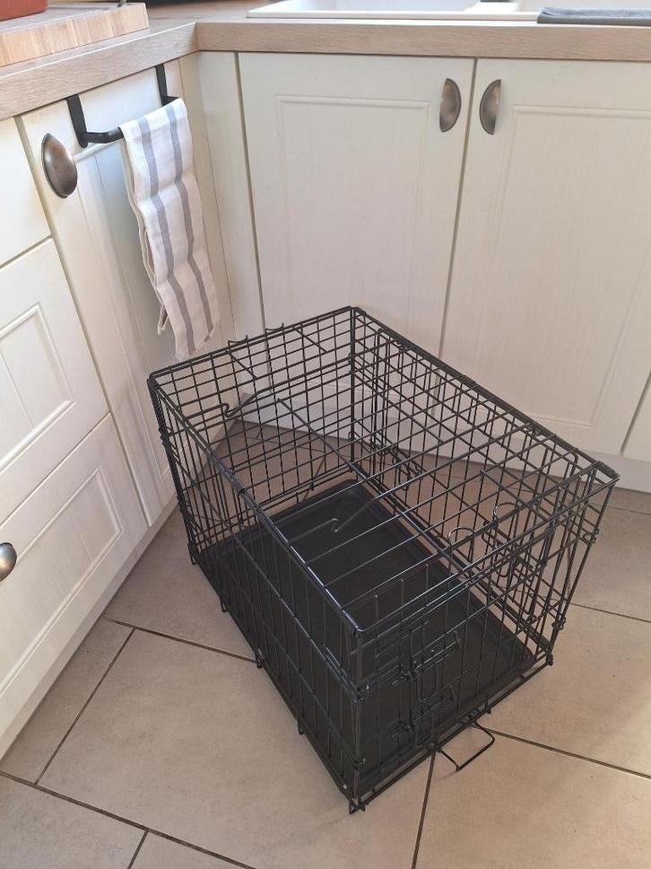 Bench + transportbox, Animaux & Accessoires, Caisses pour chiens, Comme neuf, Enlèvement