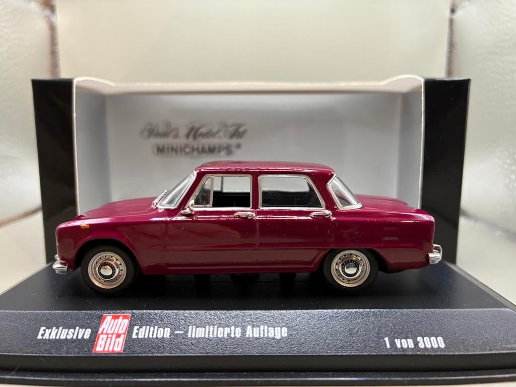 Alfa Romeo Giulia 1600 Super (Type 105) 1968 - MiniChamps, Hobby en Vrije tijd, Verzenden, Nieuw, Auto, MiniChamps