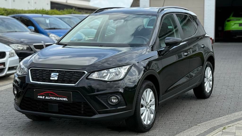Seat Arona 1.0  * CNG * 2019 * 127.000 KM * 2019 * Carplay *, CNG (Aardgas), Zwart, Bedrijf, Parkeersensor