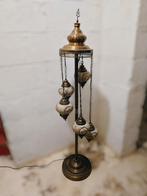 Superbe Lampe de Sol Turque - Mosaïque Artisanale - 5 Globes, Maison & Meubles, Enlèvement, Verre