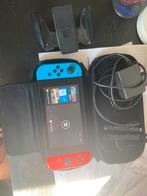 Nintendo switch rood/blauw, Games en Spelcomputers, Spelcomputers | Nintendo Switch, Ophalen, Gebruikt, Met 2 controllers, Switch Original