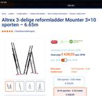 Vouwladder 3x10 altrex Mounter, Enlèvement, Comme neuf, Échelle