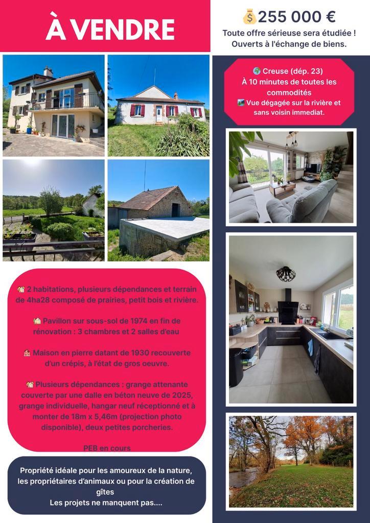 Echange definitif de maisons, Immo, Étranger, France