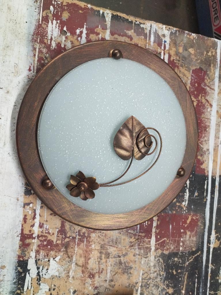 plafondverlichting en muurverlichting, Ophalen, Zo goed als nieuw, Glas, Landelijk