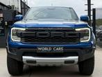 Ford Ranger Raptor 3.0 V6 4WD TVAC*BTWIN HARD-TOP DISTRO CAM, Auto's, Ford, 4 deurs, Gebruikt, Blauw, Leder