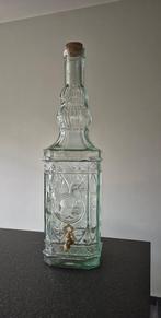 Glazen drankdispenser met kraantje, Huis en Inrichting, Ophalen, Gebruikt