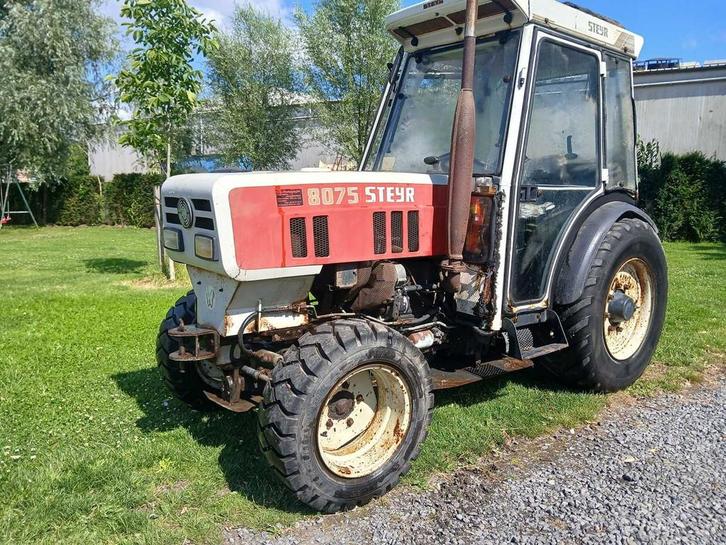 Steyr 8075 Smalspoor tractor, Zakelijke goederen, Landbouw | Tractoren, Steyr, Gebruikt