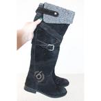 Très belles bottes Bugatti en daim s16 (taille 37) €65, -, Neuf, Bugatti, Bottes hautes, Noir